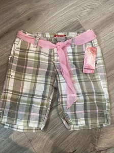 NWT Union Bay Girls Size 8 Brown and Pink Shorts - Picture 1 of 2
