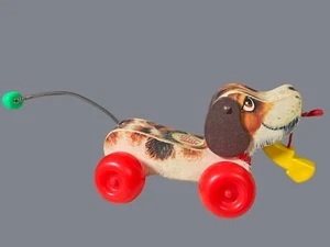Fisher Price Little Snoopy Pull Dog Toy vintage - Picture 1 of 9