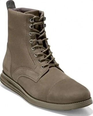 NEW Cole Haan Men’s OG Cap Toe Boot C36204- Stone Gray/Dusty Olive - 8￼ M  (N92) - Image 1 of 4