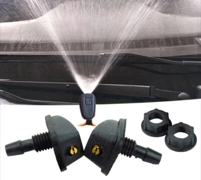 For FOR PEUGEOT 106 206 Front Windscreen Wiper Washer Nozzle Water Sprayer x2 - Image 1 of 4