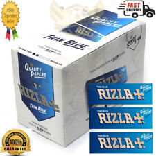 Rizla BLUE Regular Size Thin Cigarette Rolling Papers 50 x Booklets (Half Box) 