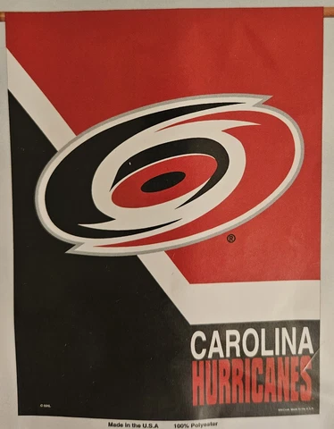Carolina Hurricanes NHL Hockey 27" x 37" Banner Flag Wincraft Brand Cover