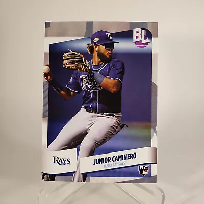2024 Topps Big League Junior Caminero Rookie #126 Tampa Bay Rays - Image 1 of 2