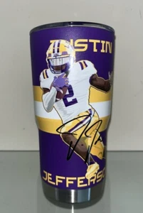 GameTime Sidekicks LSU Tigers Justin Jefferson 20 once Bicchiere nuovo con etichetta - Foto 1 di 4