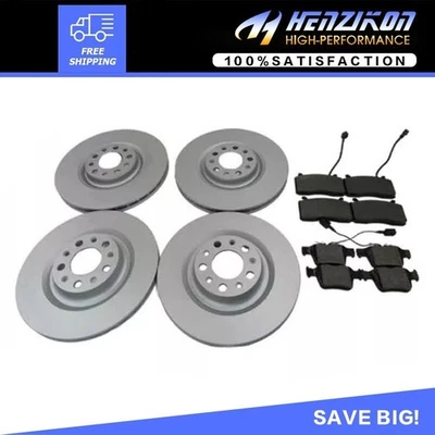 Pastilhas de freio dianteiro traseiro Alfa Romeo Giulia e rotores qualidade original Henzikon novo ~ - Imagem 1 de 4