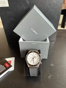 Timex Q Gmt Chrono Schwarz Herren Armbanduhr TW2V70100B - Bild 1 von 4