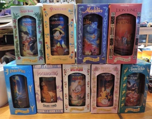 Walt Disney Collector Series Tassen Gläser Burger King 9 Stück OVP 1994 Vintage - Bild 1 von 3
