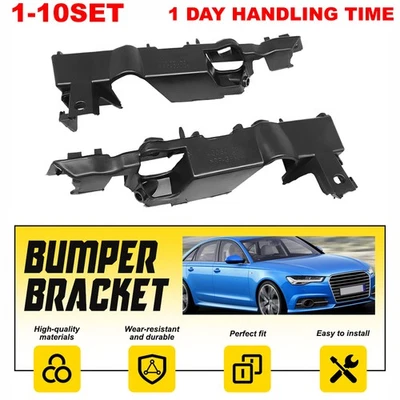 Black Front Bumper Support Bracket For Audi S6 A6 A6 Quattro 2012-2018 2-20x - Image 1 of 4