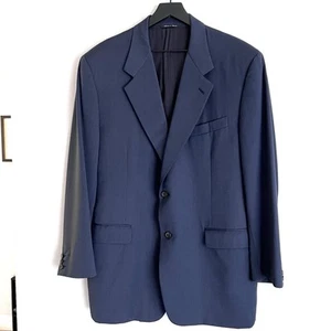 Traje Chaqueta CANALI Proposta Hombre Azul Marino Talla 46 R (56 IT) Lana - Imagen 1 de 10