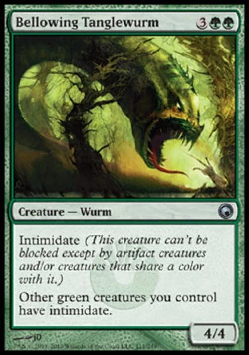 Bellowing Tanglewurm - Light Play MTG Scars of Mirrodin - Image 1 of 1