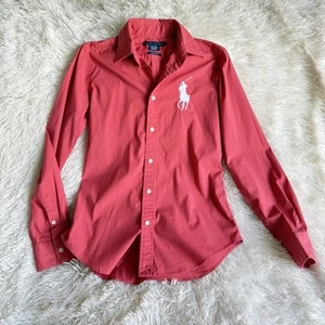 RALPH LAUREN Women Slim Fit Long Sleeve Casual Formal Shirt Size S - UK:8 - Imagen 1 de 8