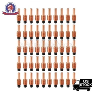 50Pcs Plasma Cutter Electrodes Fit for Powermax 45XP/65/85/105 220842 - Picture 1 of 3