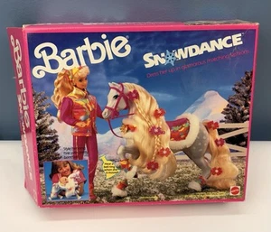 Barbie Cavallo Invernale Danza della Neve 1991 Vintage #9403 - Completo con scatola - Foto 1 di 8