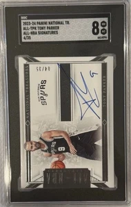 2023 Panini National Treasures Tony Parker All-NBA Signatures #ALL-TPK. - Picture 1 of 2