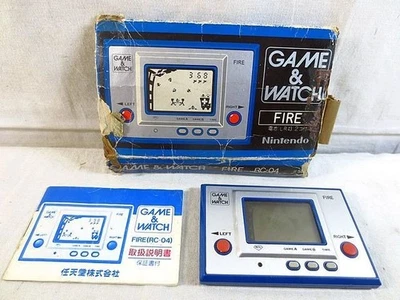 Nintendo Game & Watch Fire rc-04 1980 протестировано очень хорошая бесплатная доставка - Изображение 1 из 2