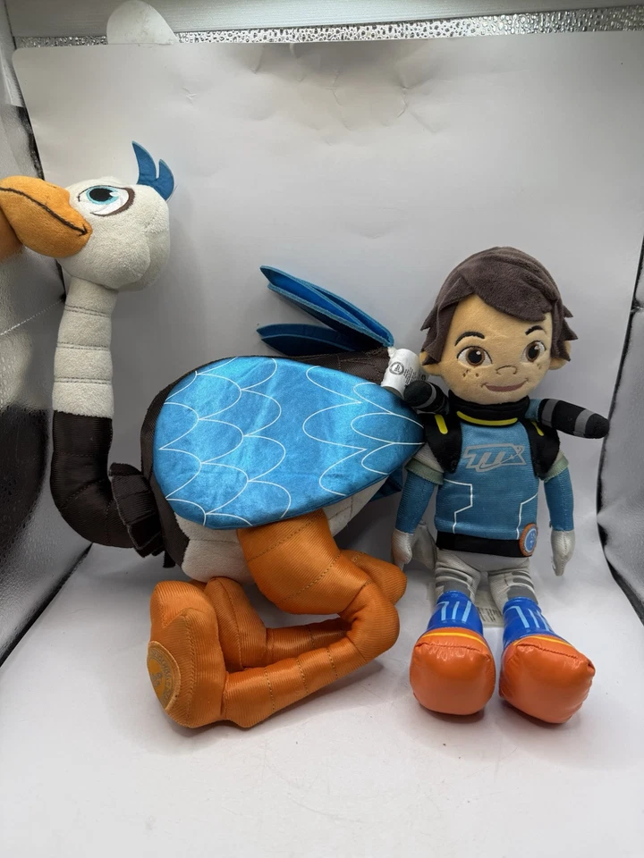 Peluche de pájaro avestruz MERC a millas de Tomorrowland Boy and MERC genuino de Disney Store Foto 1 de 4