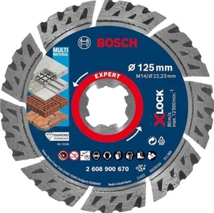 Bosch 1x EXPERT MultiMaterial X-LOCK Diamanttrennscheiben (für Beton, Stahlbeton - Bild 1 von 6
