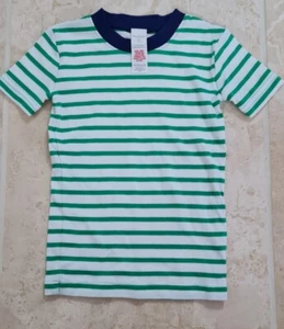 Mini Boden Niños 6 Años COTTON Camiseta De Pijama A Rayas Marfil NUEVO - Imagen 1 de 4