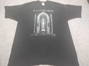 Vintage 1996 Joseph Vargo lilith monolith graphics Black tee shirt Size Large - Picture 1 of 9