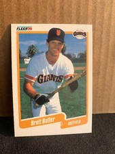 1990 Fleer Baseball Card San Francisco Giants Brett Butler