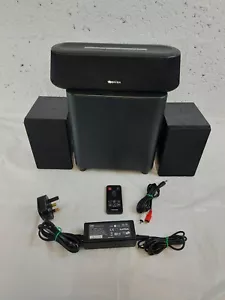Toshiba Model PA5075U-1SPA Subwoofer, Sound Bar, Cables & Remote. Black 8 ohm - Picture 1 of 14