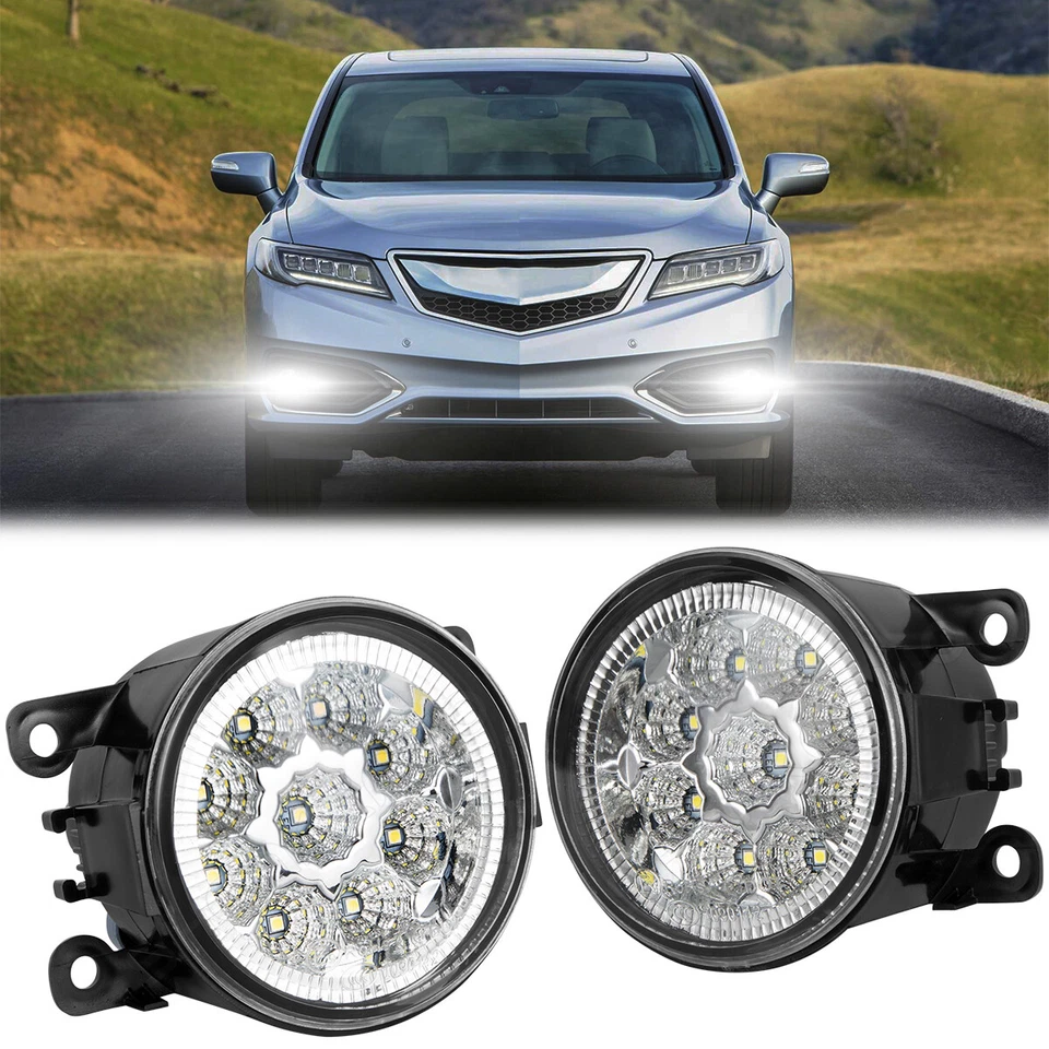 Luces antiniebla LED para Acura TSX RDX ILX TL 2010-2018 parachoques lámpara de conducción lente transparente Foto 1 de 4