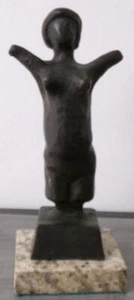 ESCULTURA DE BRONCE HENRI MATISSE "FEMMEA" FIRMADA Y NUMERADA - Imagen 1 de 6