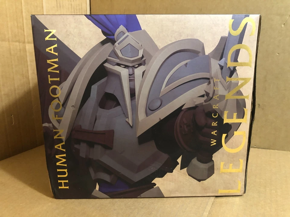 World Of Warcraft Human Footman 25 aniversario estatua Blizzcon 2019 ** Foto 1 de 4