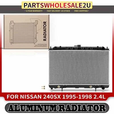 Radiador con enfriador de aceite de transmisión para Nissan 240SX 1995-1998 2,4 L 2140070F00 Foto 1 de 4