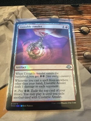 MTG Ripple Foil Unstable Amulet #0514 MH3! - Image 1 of 2