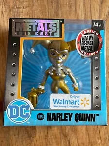 JADA TOYS METALS DIE CAST DC HARLEY QUINN FIGURE Walmart Exclusive Gold - Picture 1 of 3