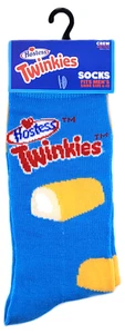 NEW! Odd Sox Twinkies Crazy Funny Novelty Crew Socks Gift Adult Men Women Teens - Picture 1 of 2