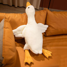 190CM Simulation Duck Plush Toy Soft Huggable Pillow Stuffed Giant Goose Swan