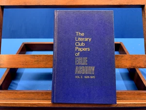 The Literary Club Papers of Eslie Asbury, Volume I: 1926-1970, Signed - Picture 1 of 5
