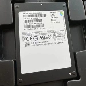 Samsung PM1643a 1.92TB SSD 2.5" SAS MZILT1T9HBJR-00007 MZ-ILT1T9B 12GB 1920GB - Picture 1 of 2