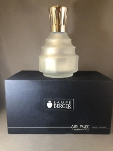 Lampe Berger Frosted Glass Tiered 6" Catalytic Lamp In Box Used - Picture 1 of 6