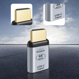USB 3.1 Gen 2 Connect USB-C Type C Female To HDMI 2.0 Male Adapter 4K@60HZ Video - Photo 1/15