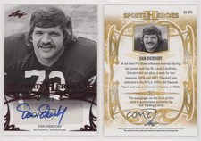 2013 Leaf Sports Heroes Red /3 Dan Dierdorf #BA-DD1 Auto HOF