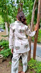 Hand Block Printed Cotton Dress - Picture 1 of 3