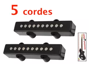 New SET 2 pickups JAZZ BASS 5 cordes - 5,1k/ 7k -céramique - PROMO 2025 - Bild 1 von 7