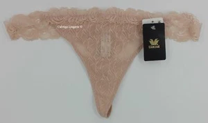 NWT Wacoal 842295 "Vivid Encounter" Low Rise Lace String Thong, Beige (253) - Picture 1 of 5
