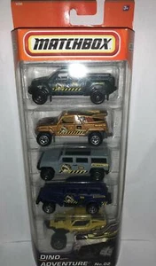 Mattel Matchbox Dino Adventure No 2 Die Cast 5 Pack 1:64 Scale Cars - Picture 1 of 2
