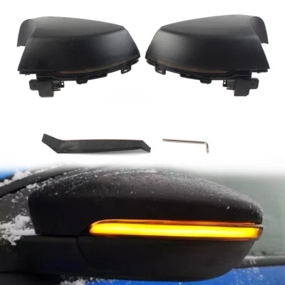 Dynamic LED Flashing Turn Signal Light Side Mirror Lamp For Volkswagen Polo MK5 - Image 1 of 4
