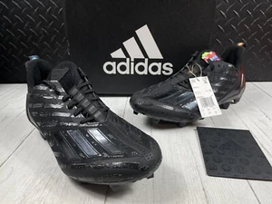 Talla 11 - Botines de fútbol americano Adidas Adizero Big Mood triple negro iridiscente GZ6920 - Imagen 1 de 12