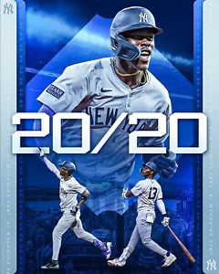 Foto de béisbol Jazz Chisholm Jr. 20/20 Club Collage New York Yankees 8x10 MLB - Imagen 1 de 1
