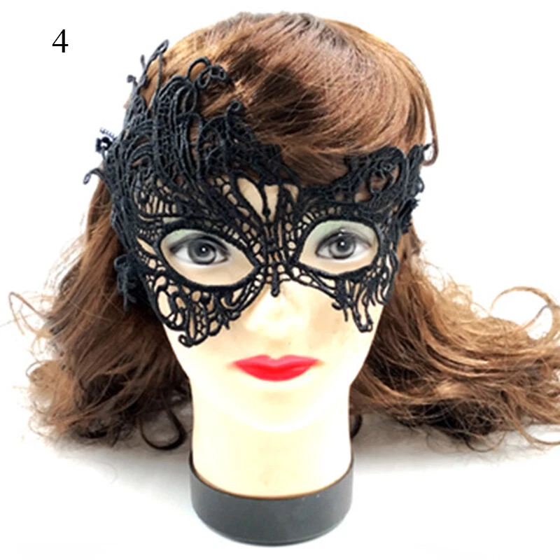 Stunning Black Lace Fancy Masquerade Mask Halloween Party Women Props Eye Mask - Image 1 of 1