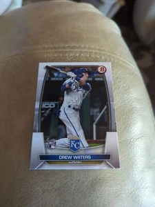 2023 Bowman Drew Waters #5  RC Kansas City Royals Baseball Card Rookie - Picture 1 of 2