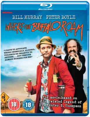 Where the Buffalo Roam Blu-Ray (2015) Bill Murray, Linson (DIR) cert 18 - Image 1 of 2