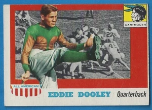 1955 Topps All American Football #54 Eddie Dooley SP Dartmouth Indians sauber - Bild 1 von 2