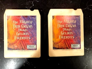 The Mighty Pipe Organ Plays Golden Favorites - TAPE 2 and 3- 8 Track - Picture 1 of 5